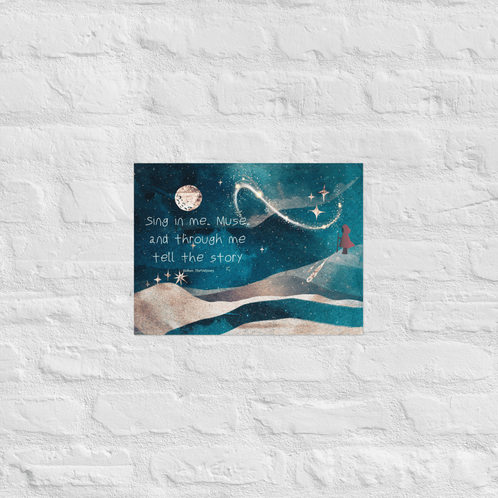 Sing in Me, Muse - Inspirational Poster - Scribe Forge