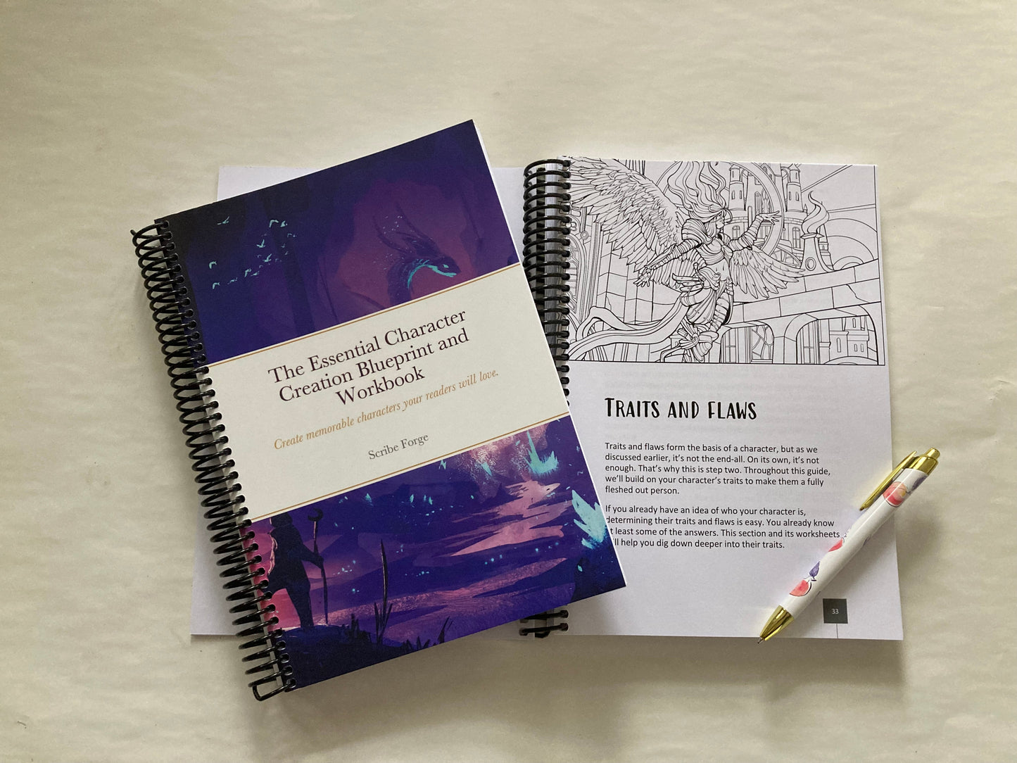 The Essential Character Creation Blueprint and Workbook - Print - Scribe Forge