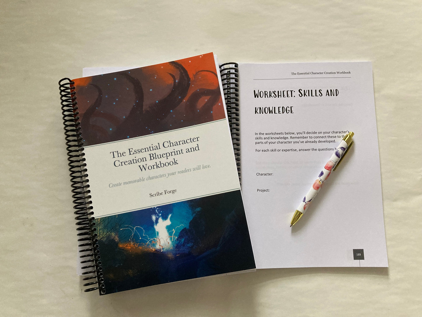 The Essential Character Creation Blueprint and Workbook - Print - Scribe Forge