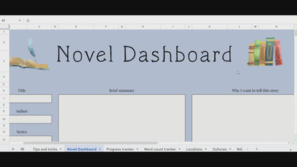 The Story Stride Novel Dashboard