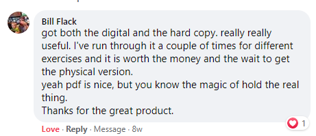 A customer comment about The Essential Worldbuilding Blueprint and Workbook. "Really, really useful. It's worth the money."