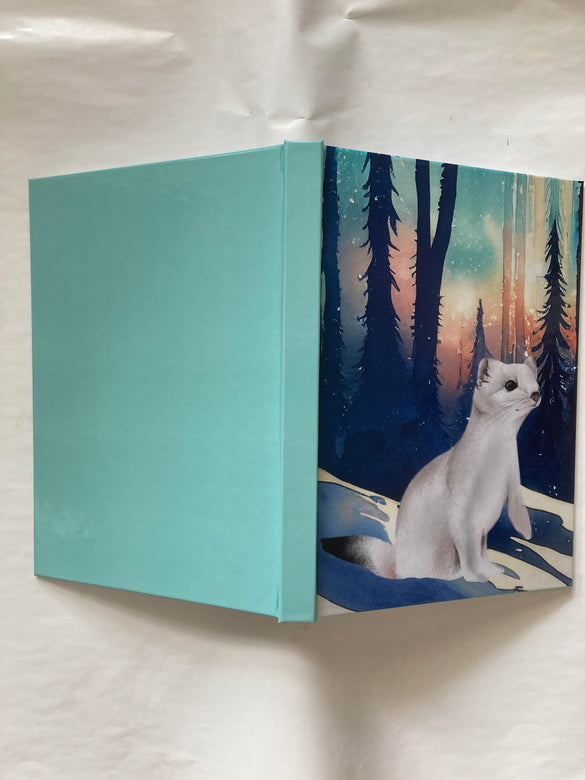 The Writer’s Epiphany Notebook - Magical Winter Forest Cover - Scribe Forge