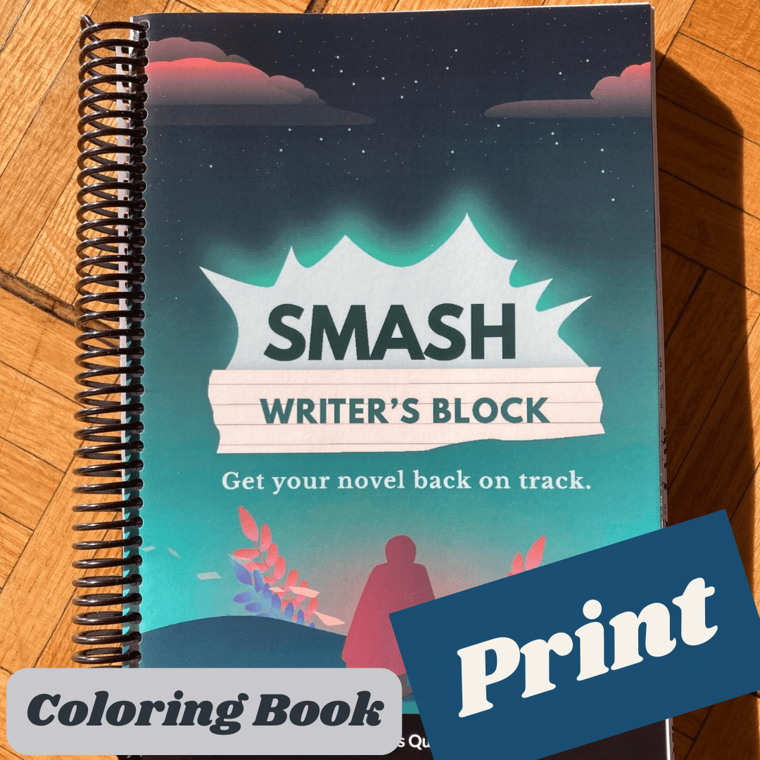 Smash Writer's Block Coloring Book - Print Version - Scribe Forge