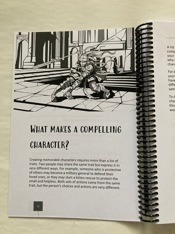 The Essential Character Creation Blueprint and Workbook - Print - Scribe Forge