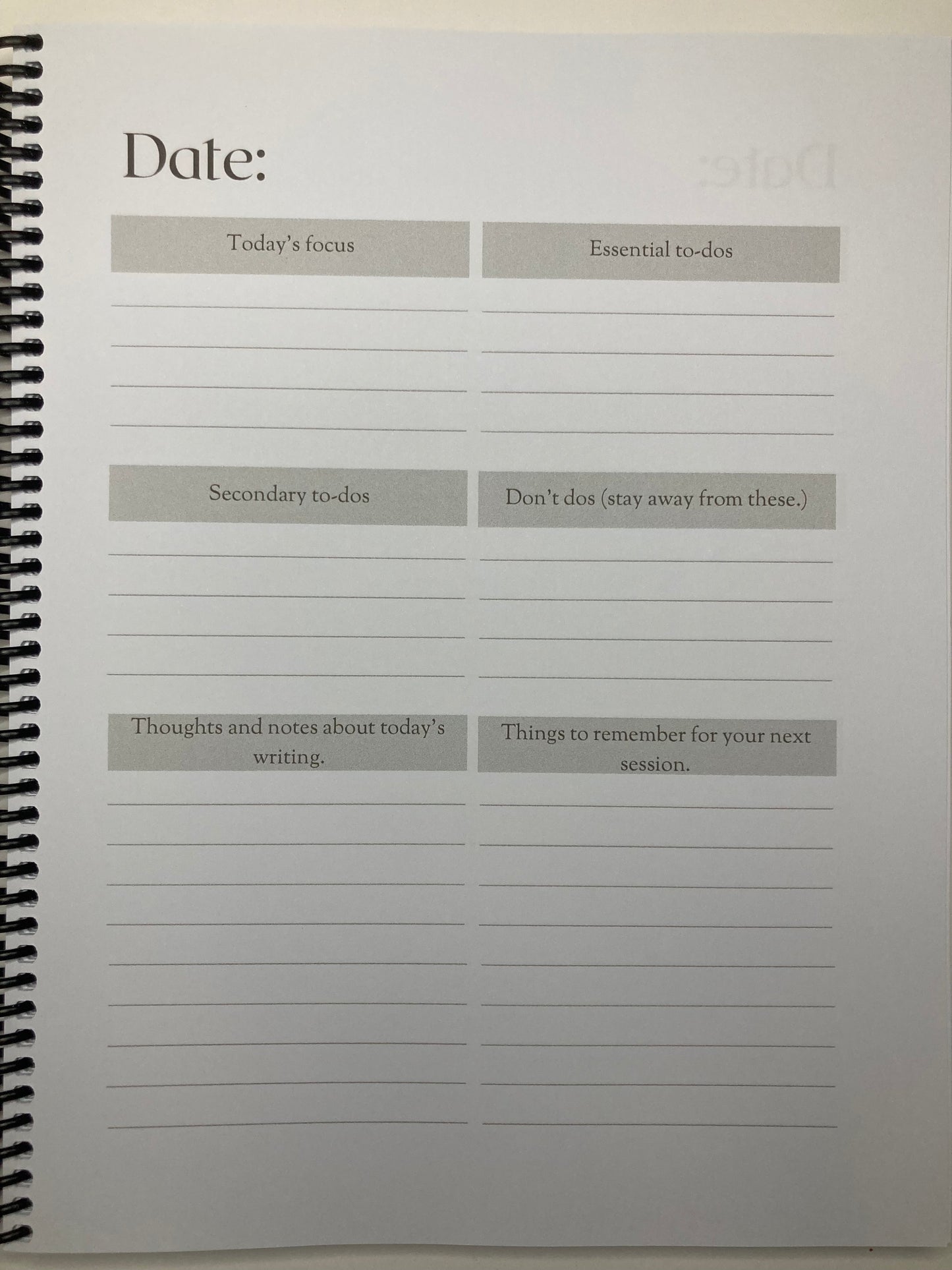 The Essential Life Planner for Writers - Print - Scribe Forge