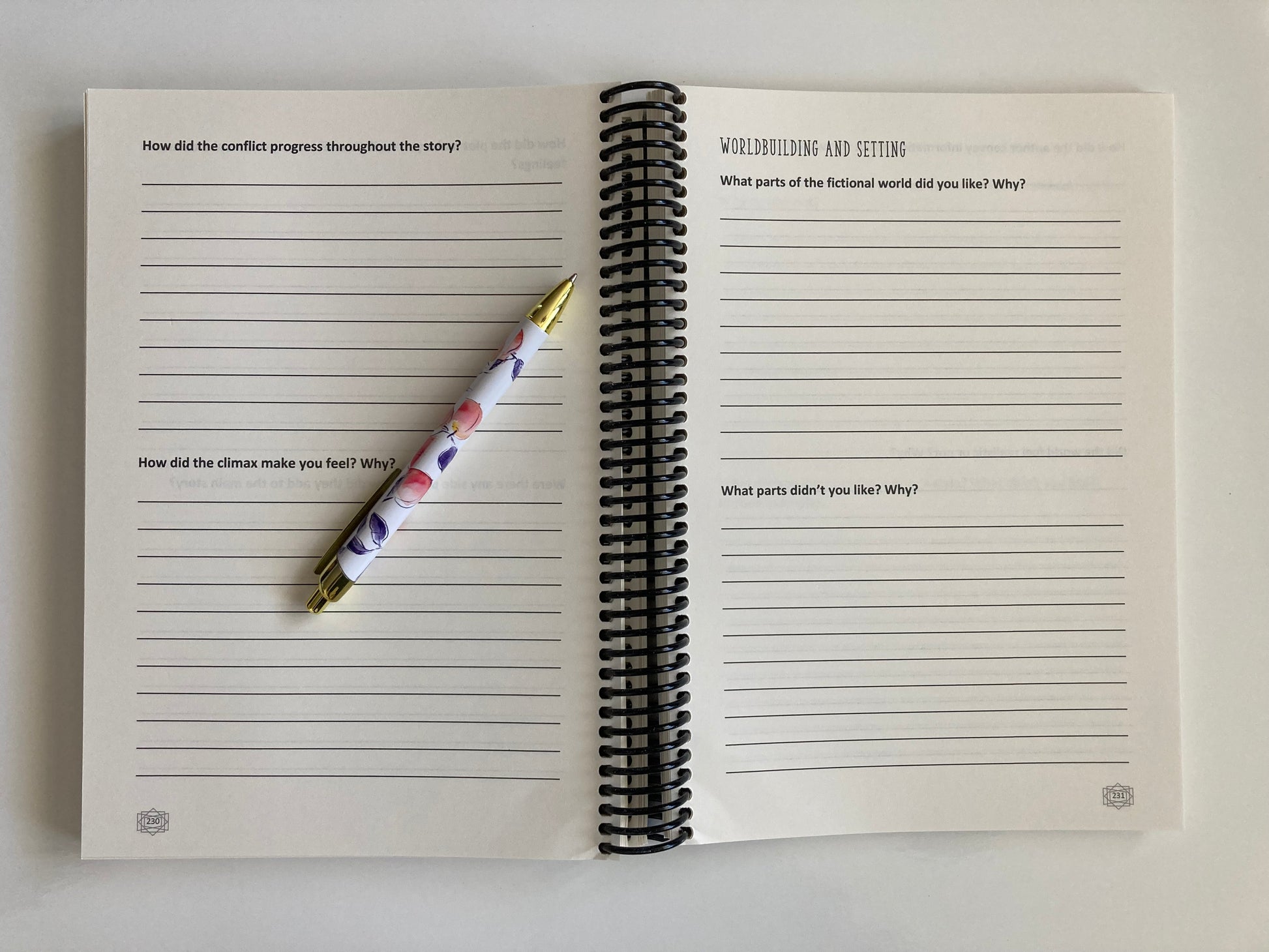 The Essential Reading Journal - Print - Scribe Forge