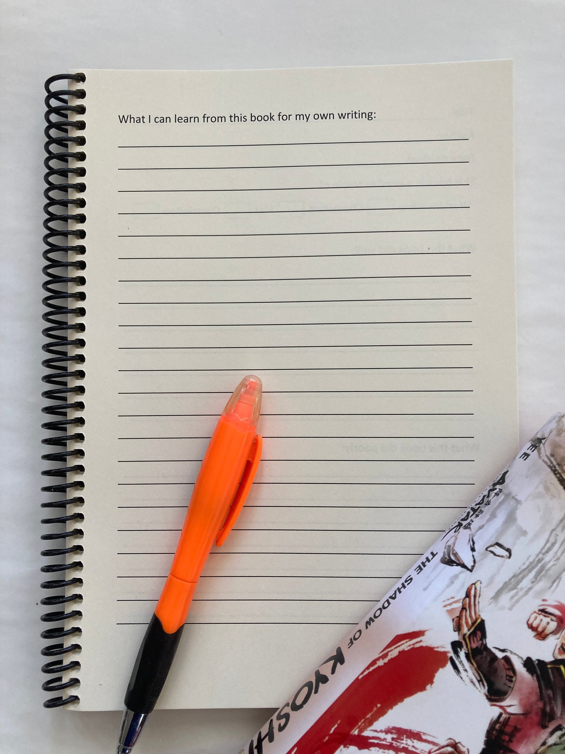 The Essential Reading Journal - Print - Scribe Forge