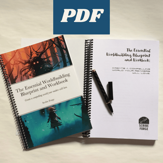 The Essential Worldbuilding Blueprint and Workbook - Printable PDF - Scribe Forge