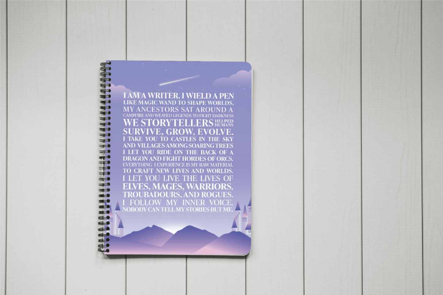 The Writer’s Epiphany Notebook - Fantasy Cover - Scribe Forge