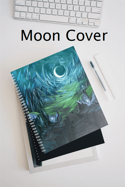 The Writer’s Epiphany Notebook - Moon Cover - Scribe Forge