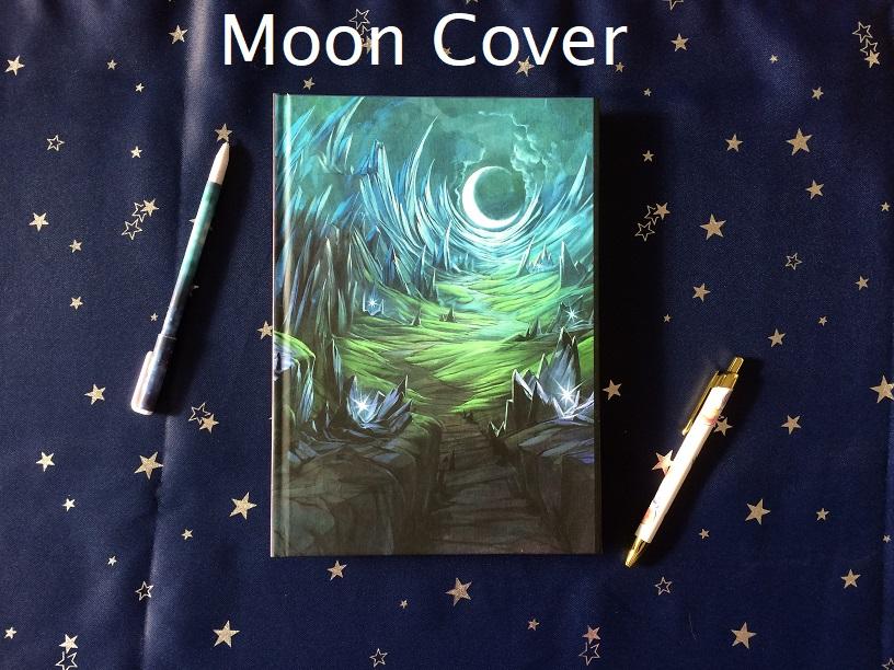 The Writer’s Epiphany Notebook - Moon Cover - Scribe Forge