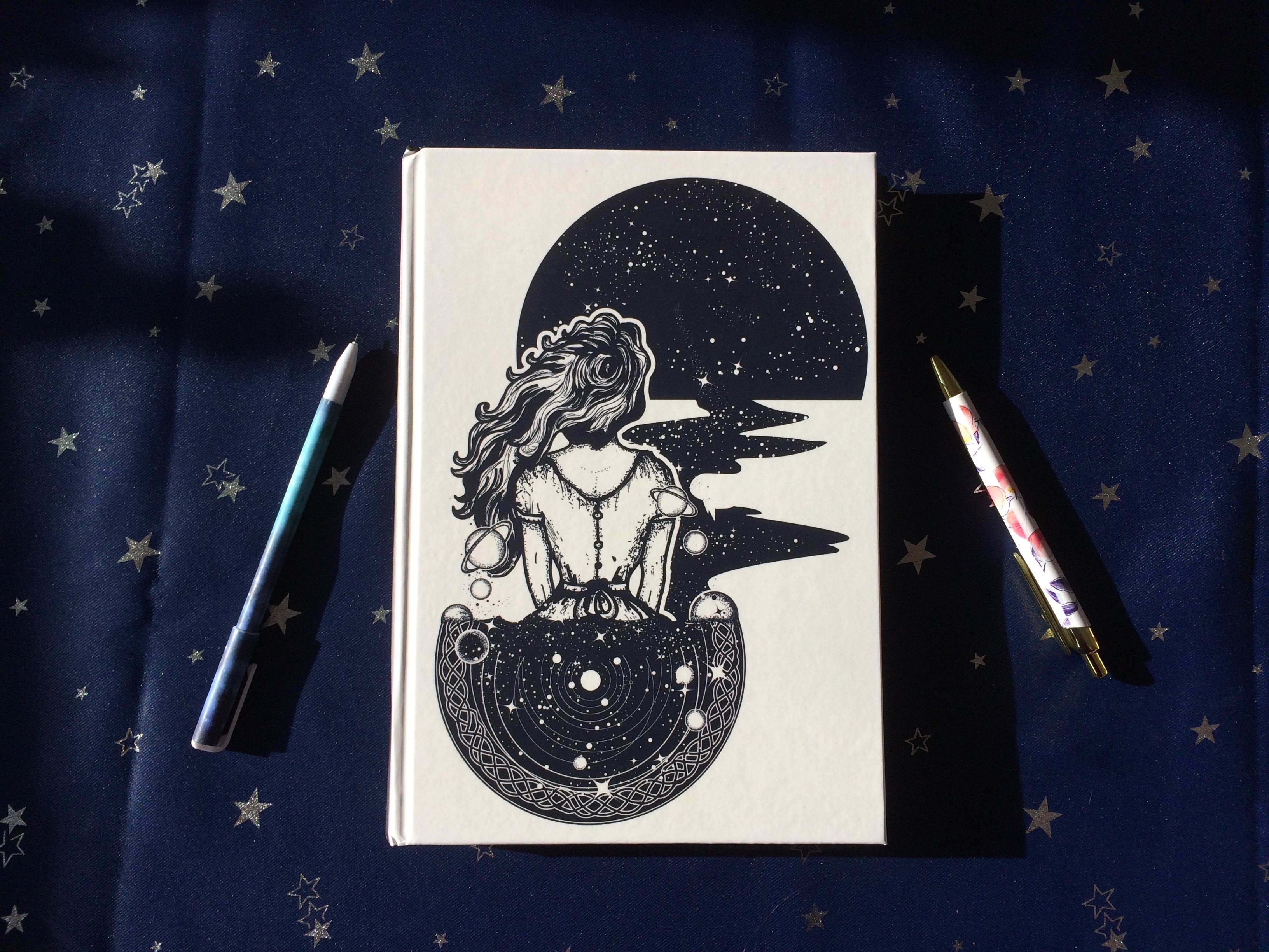 The Writer’s Epiphany Notebook - Space Woman Cover - Scribe Forge